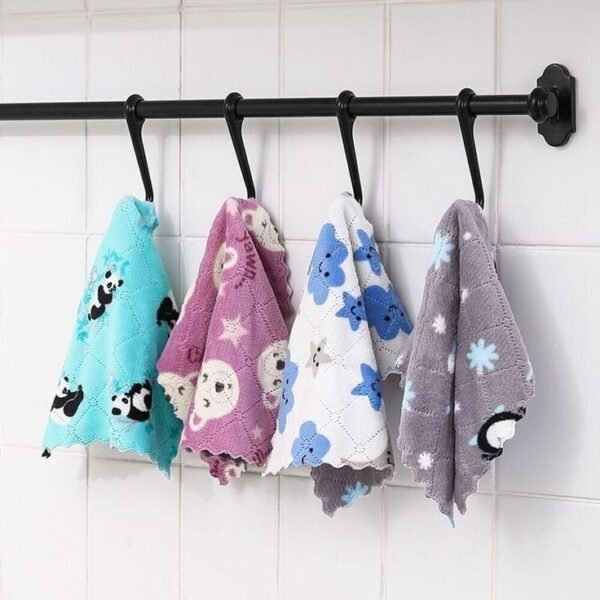 Printed Kitchen Towel Set of 5 (Imported) ? Perfect for Cleaning and Drying