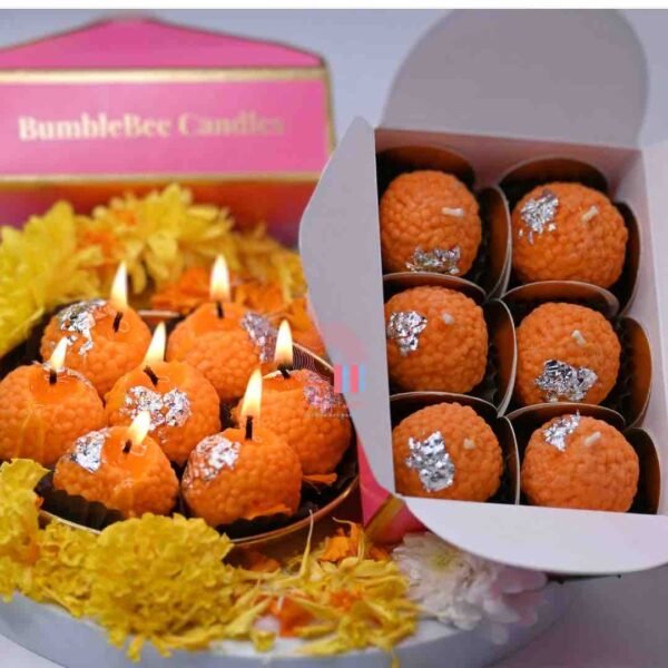 Laddoo Shape Candle (CC048)