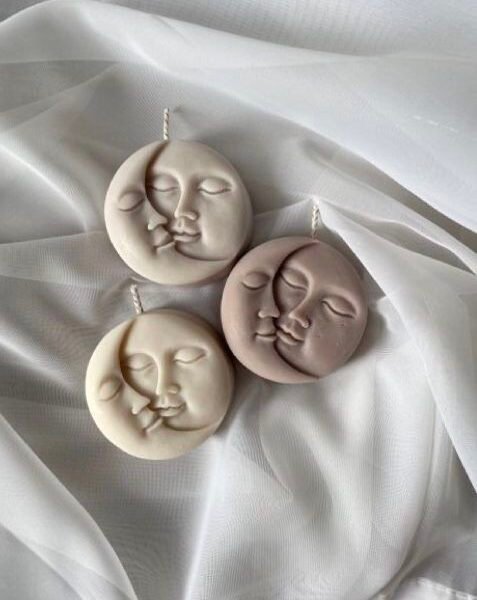 Scented Moon Face Candle (CC054)