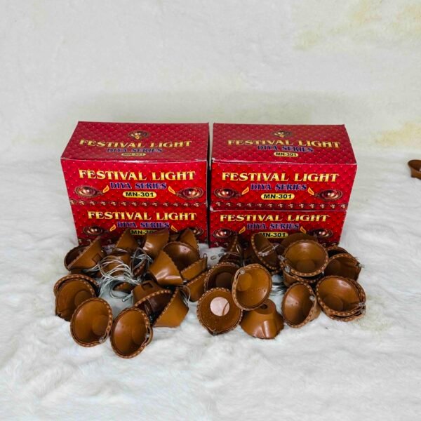 Warm White Diya Light (Imported)