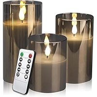 FLAMELESS GLASS LED CANDLE