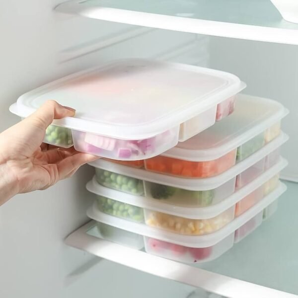 5 Section Transparent Fridge Container