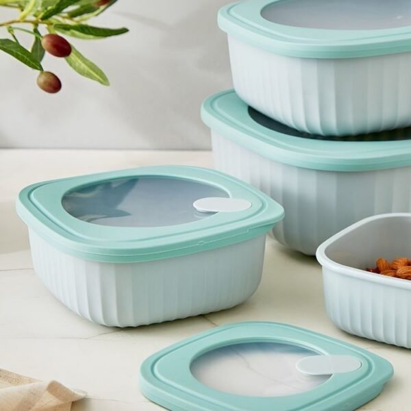 Vento Airtight Food Storage Containers Set ? 4-Piece Leak-Resistant Set