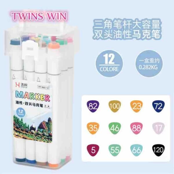 1436 12 Pcs Color Set