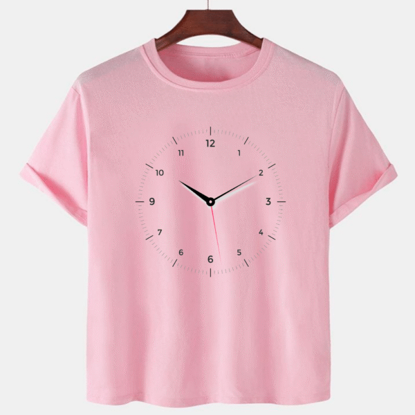 Pink Unisex Cotton Premium Quality Designer Printed T-Shirt