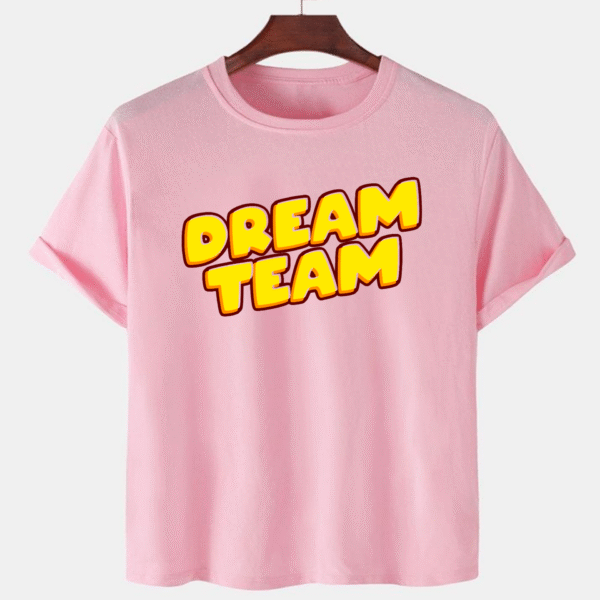 Pink Unisex Cotton Premium Quality Designer Printed T-Shirt