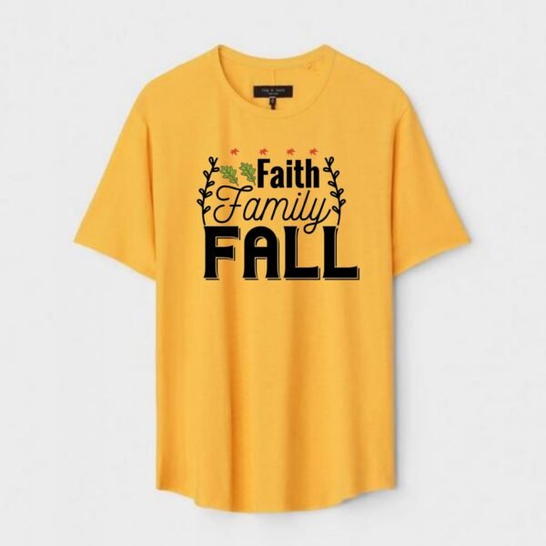 Yellow Unisex Polyster Regular Fit Printed Round Neck T-Shirt